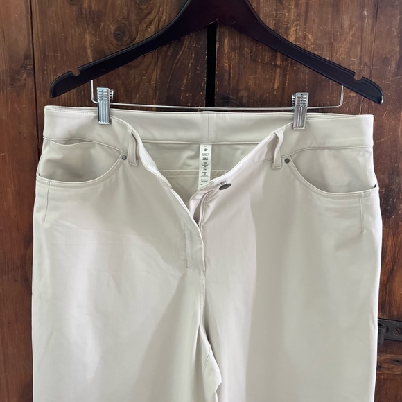 Lululemon City Sleek 5 Pocket High-Rise Wide-Leg Pant 33 White - Picture 5 of 15